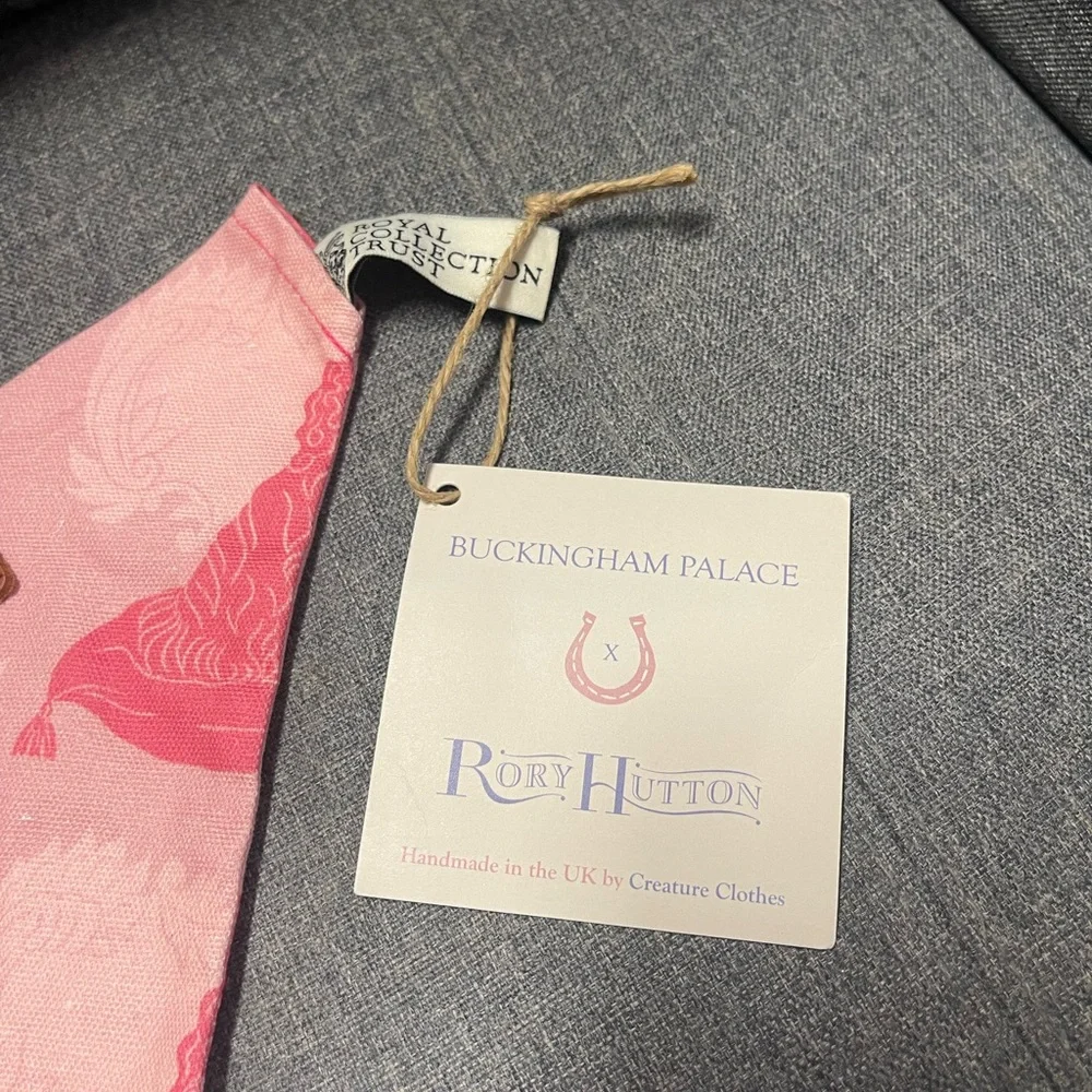 Royal Collection Trust x Rory Hutton Pink Dog Print Bandana